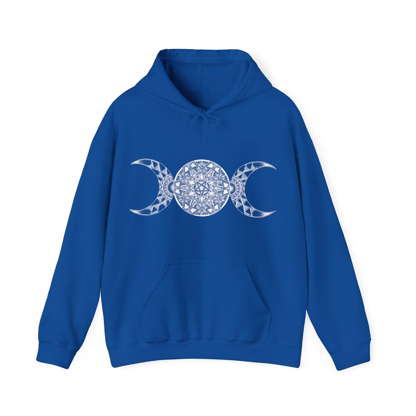 Triple Moon Goddess Mandala Hoodie
