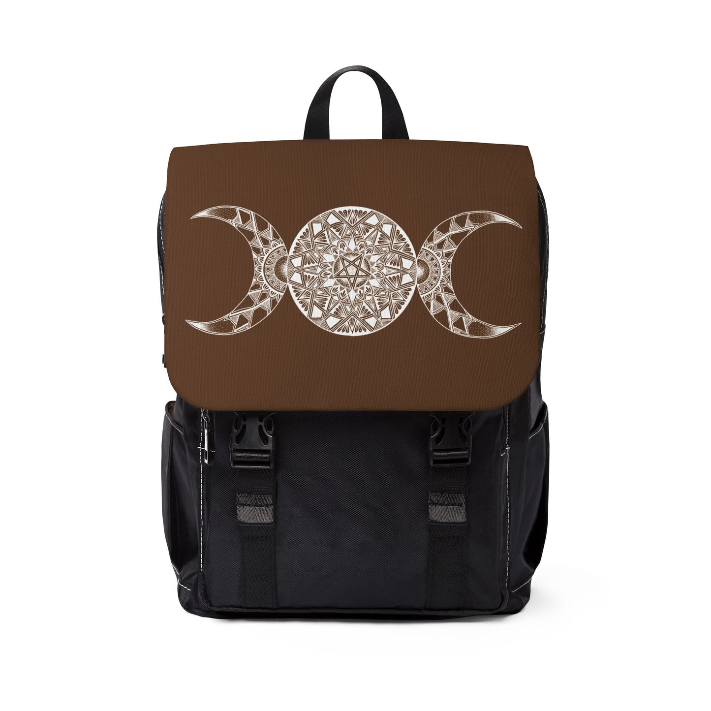 Triple Moon Goddess Mandala Backpack