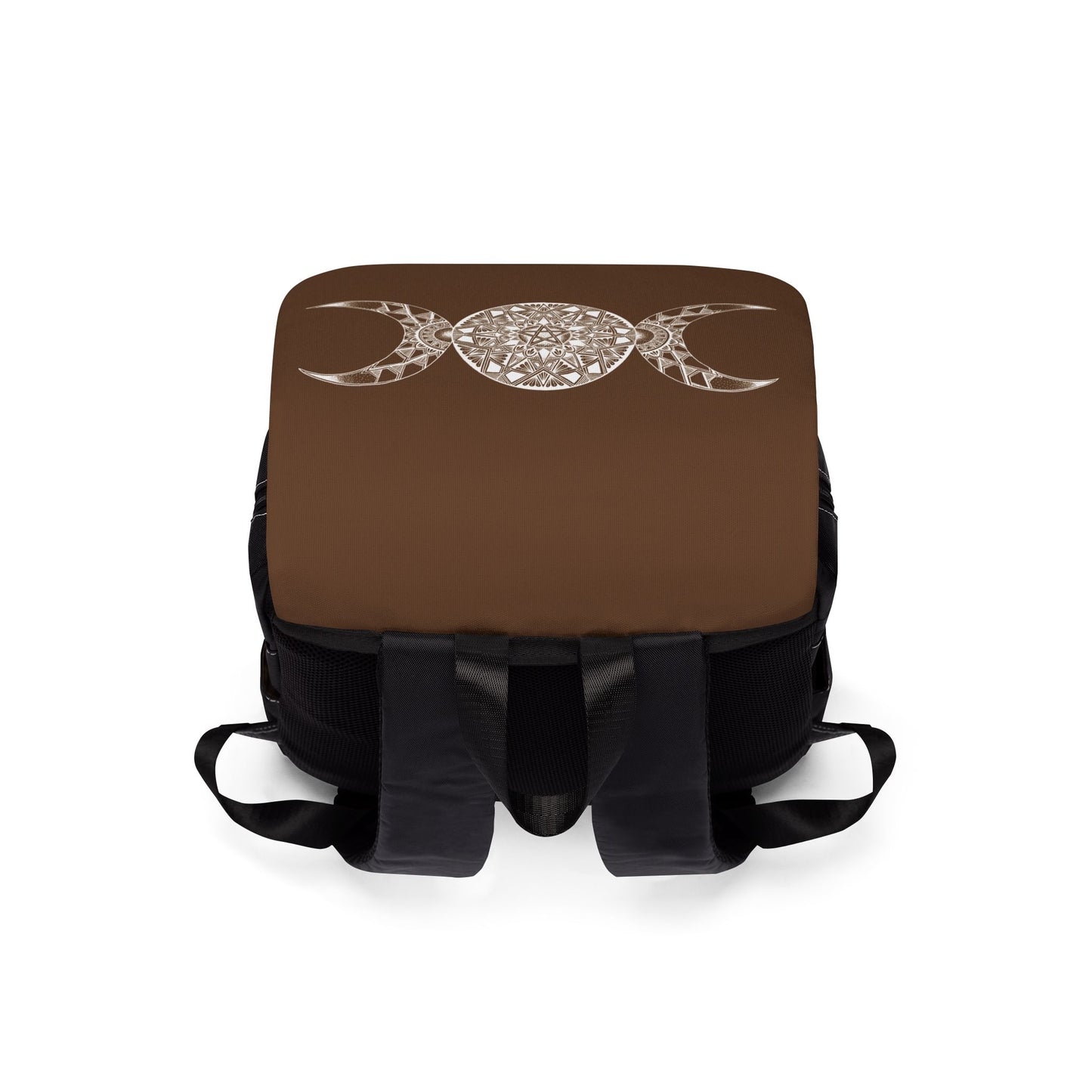 Triple Moon Goddess Mandala Backpack