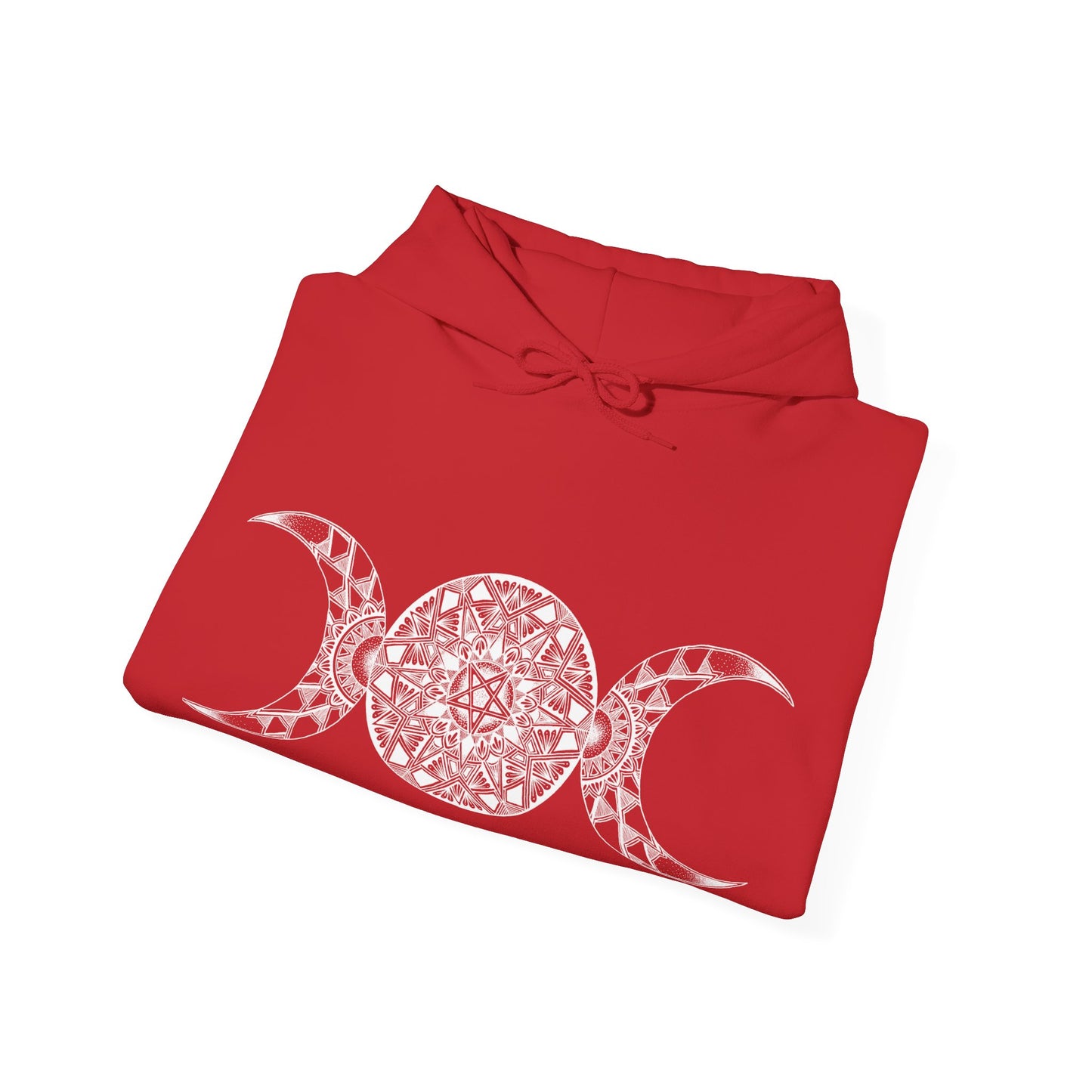 Triple Moon Goddess Mandala Hoodie