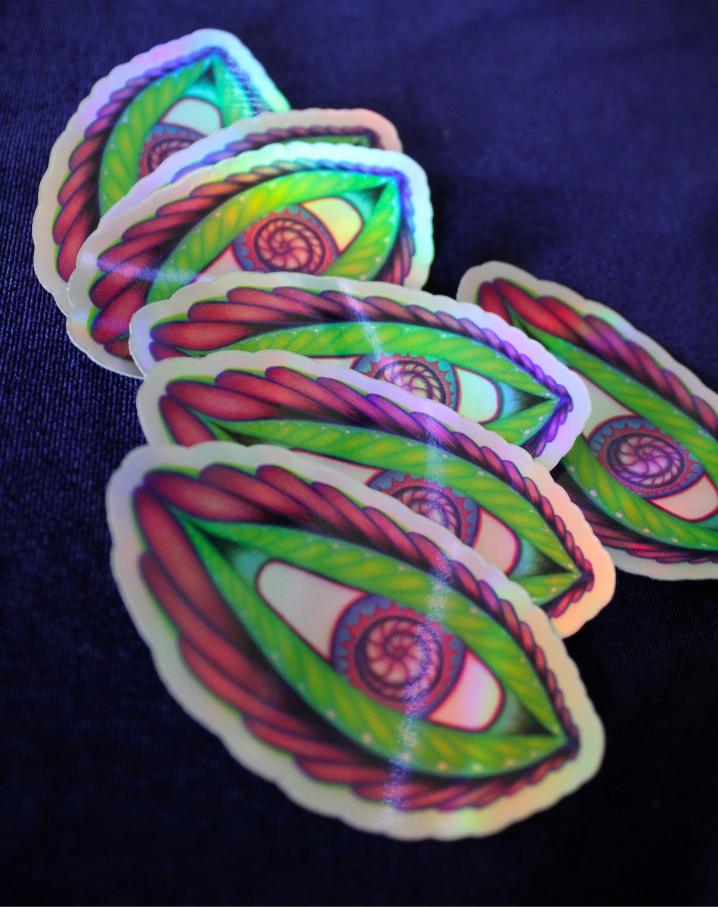 Jungle Eyes Holographic Sticker