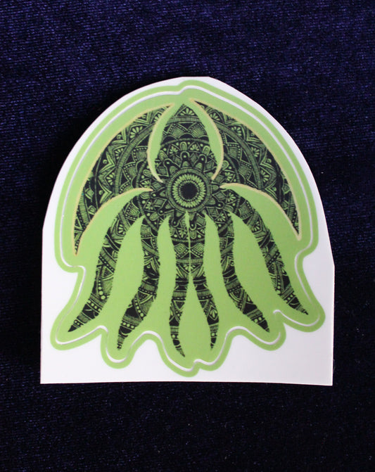 Matte Cthulu Sticker