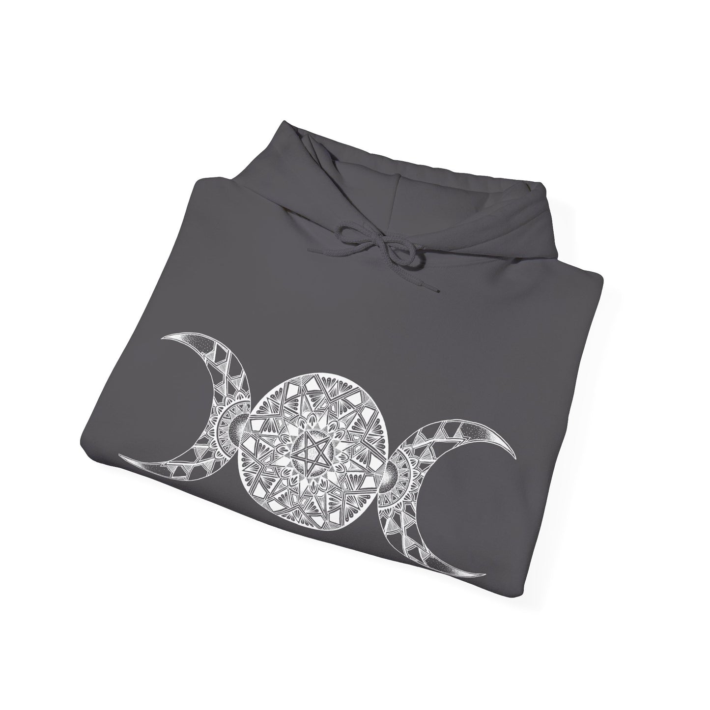 Triple Moon Goddess Mandala Hoodie
