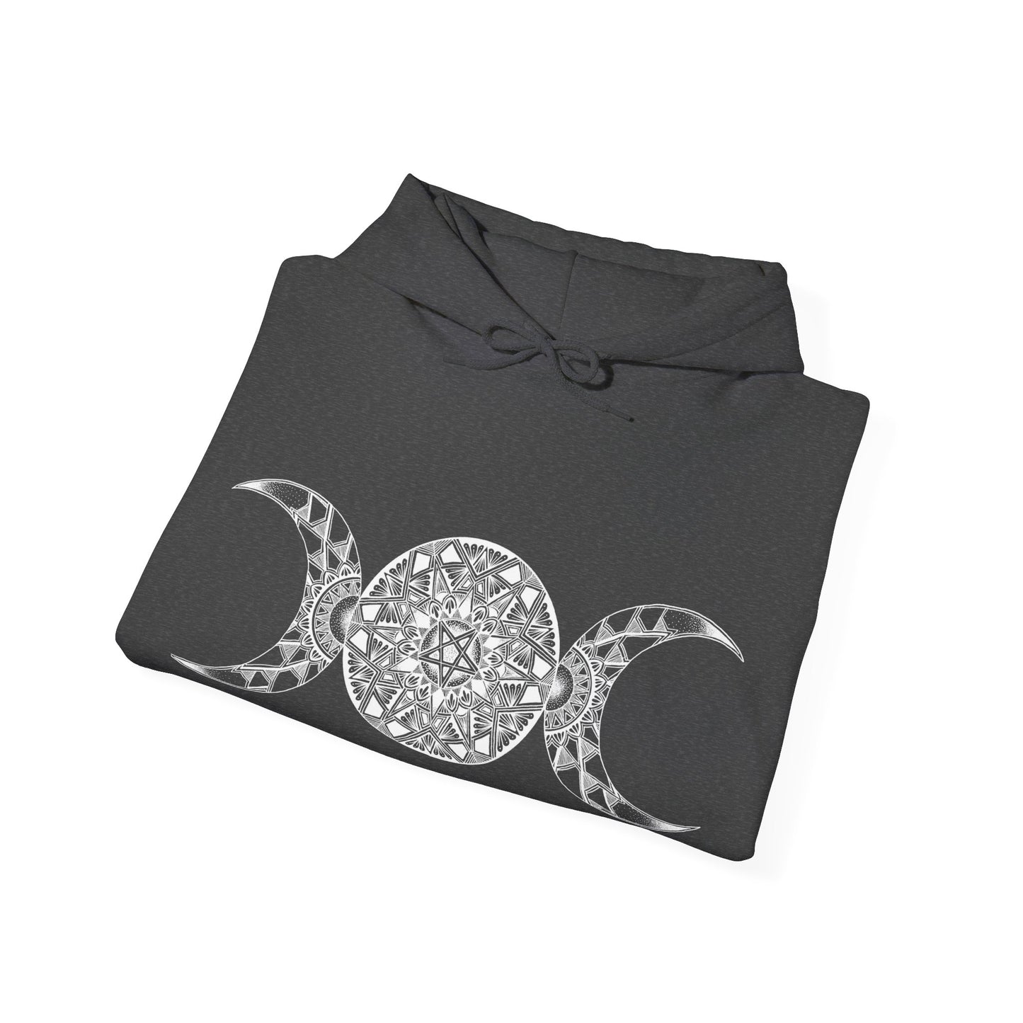 Triple Moon Goddess Mandala Hoodie
