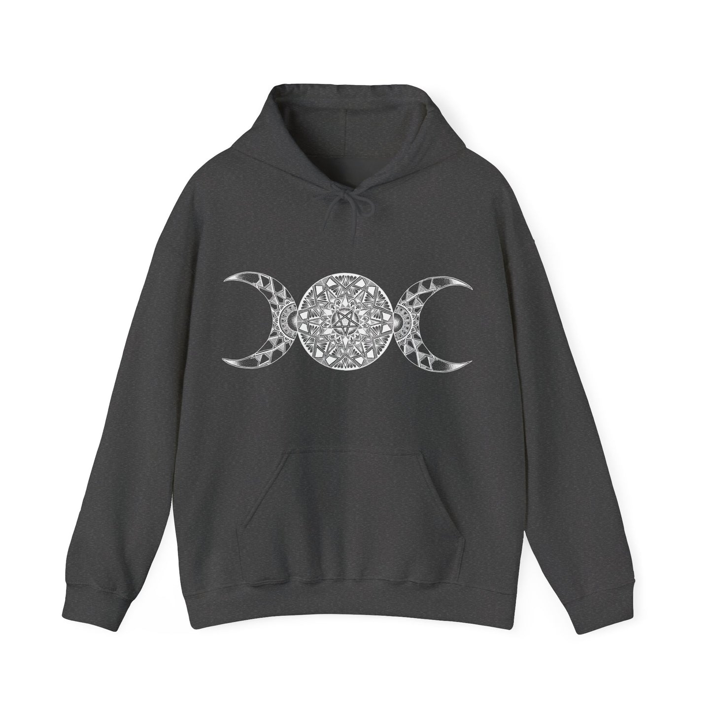 Triple Moon Goddess Mandala Hoodie