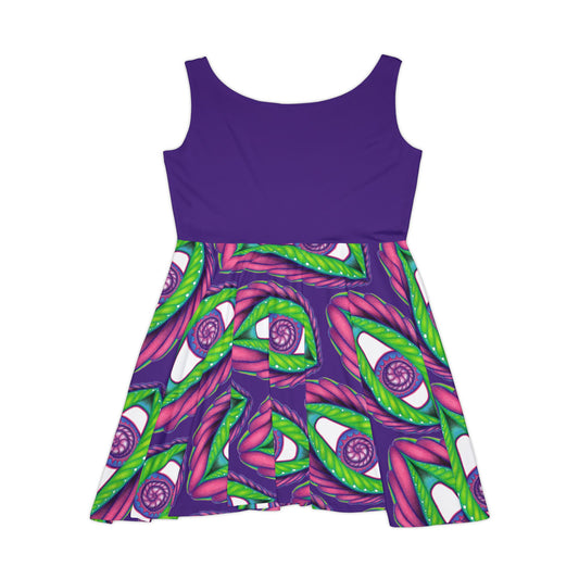 Jungle Eyes Skater Dress