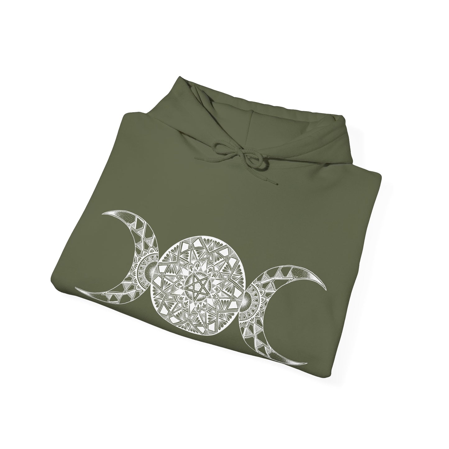 Triple Moon Goddess Mandala Hoodie