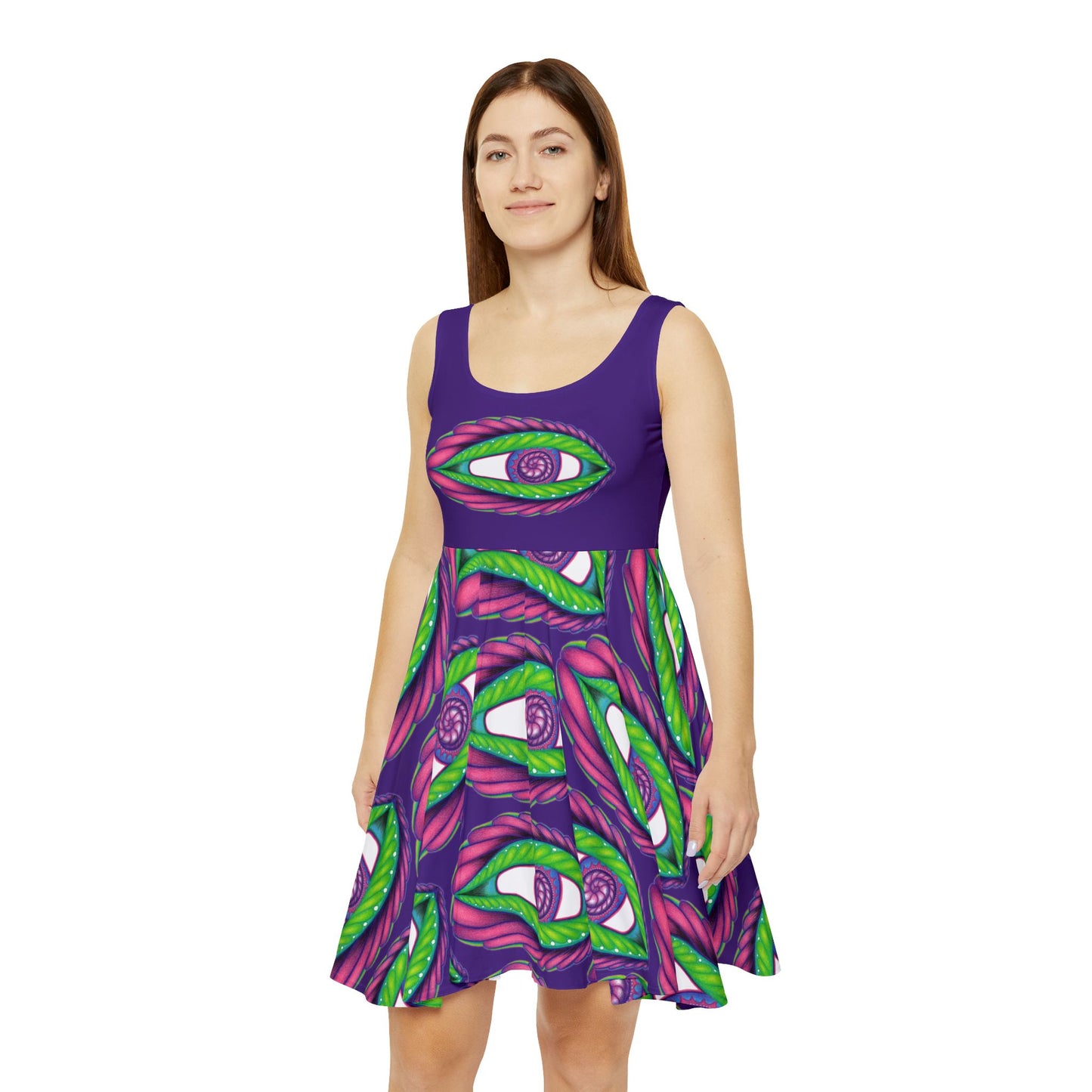 Jungle Eyes Skater Dress