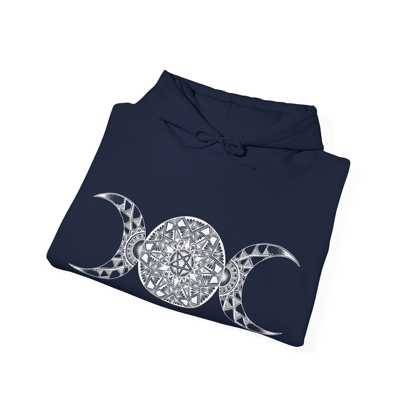 Triple Moon Goddess Mandala Hoodie