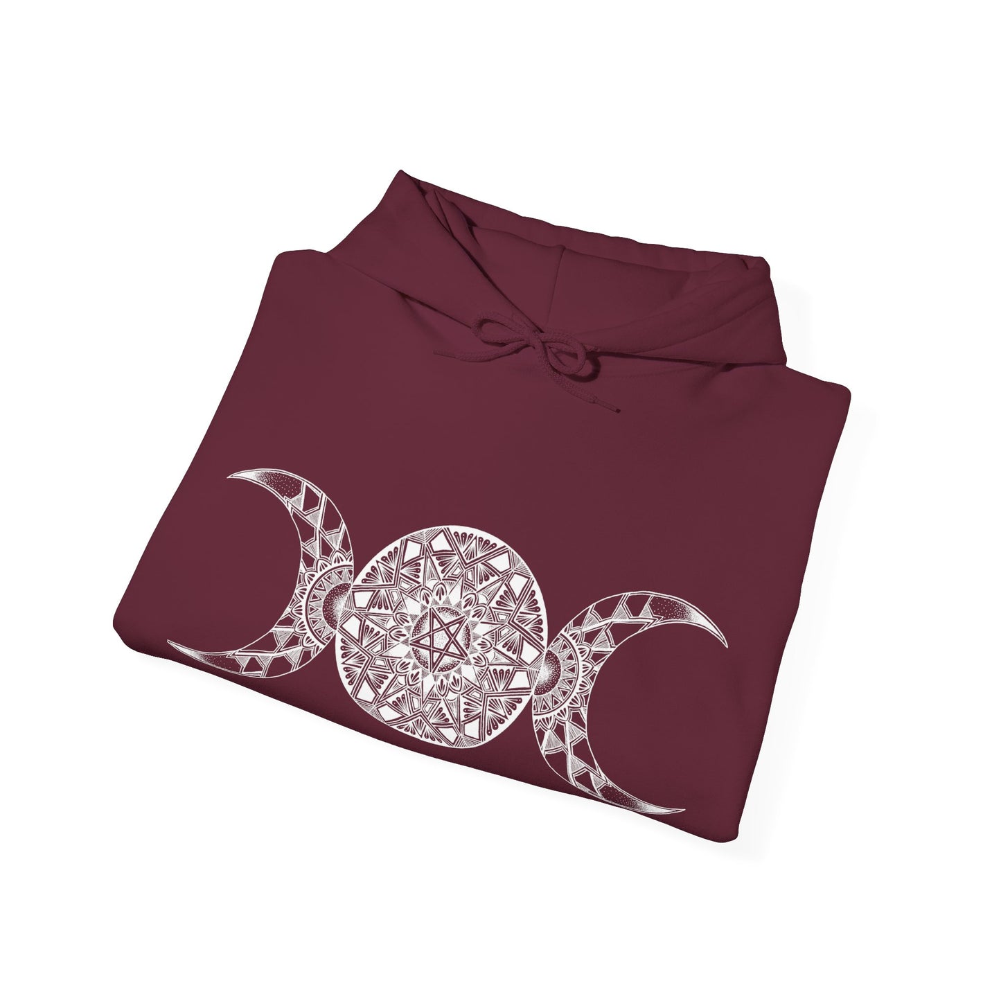 Triple Moon Goddess Mandala Hoodie