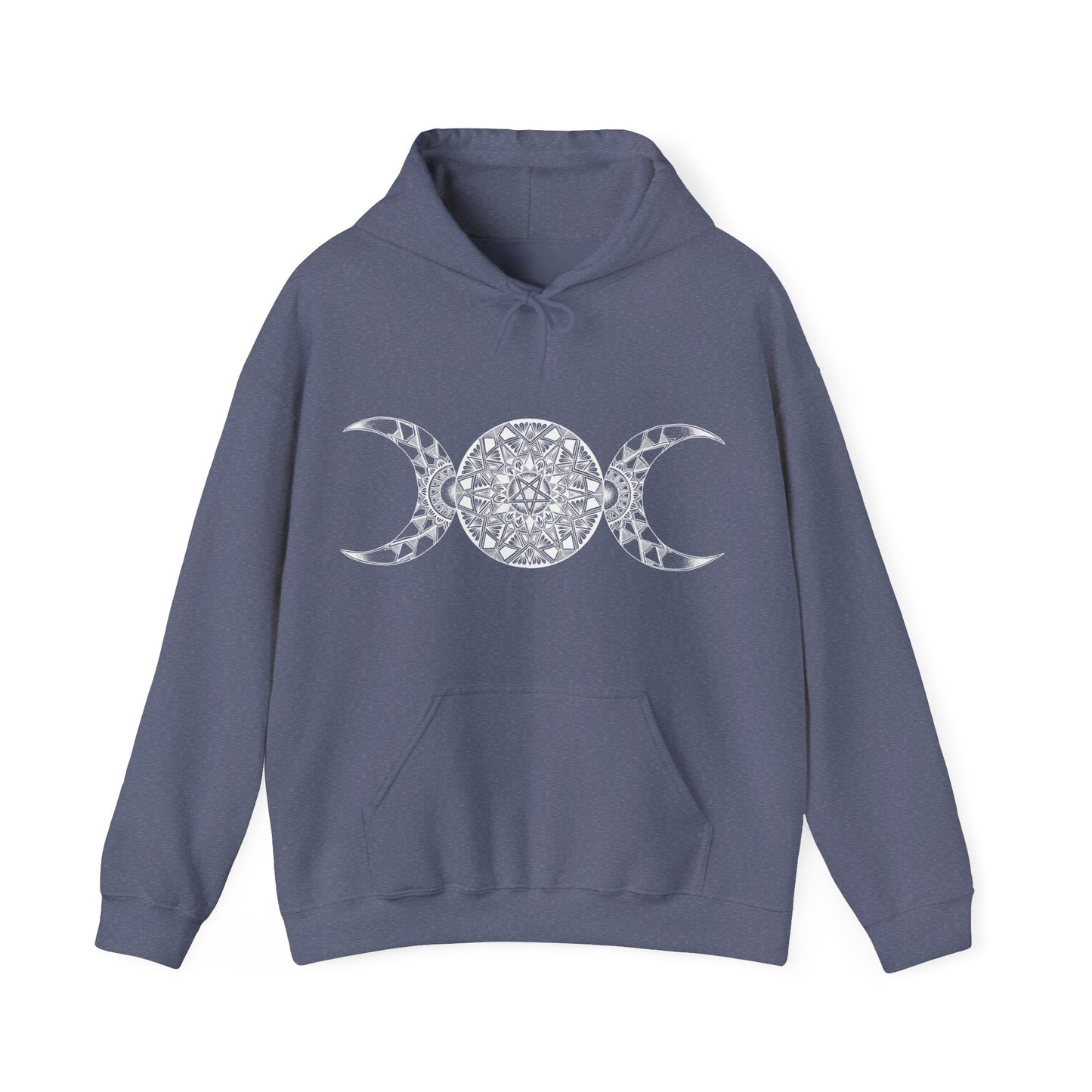 Triple Moon Goddess Mandala Hoodie
