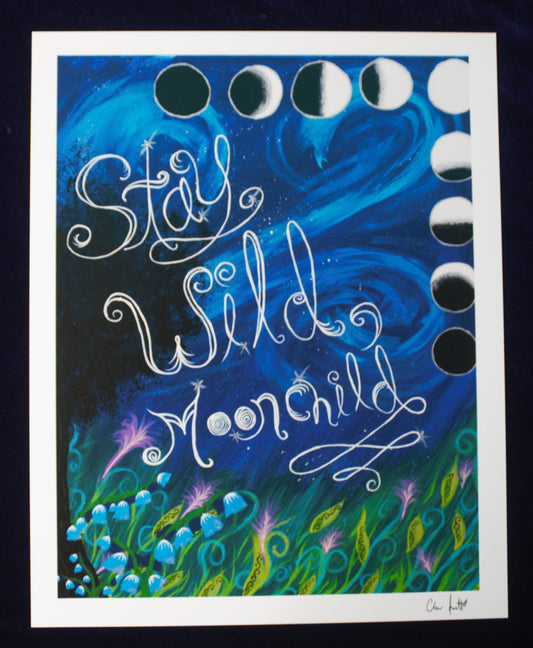 Beltane Bluebells Print