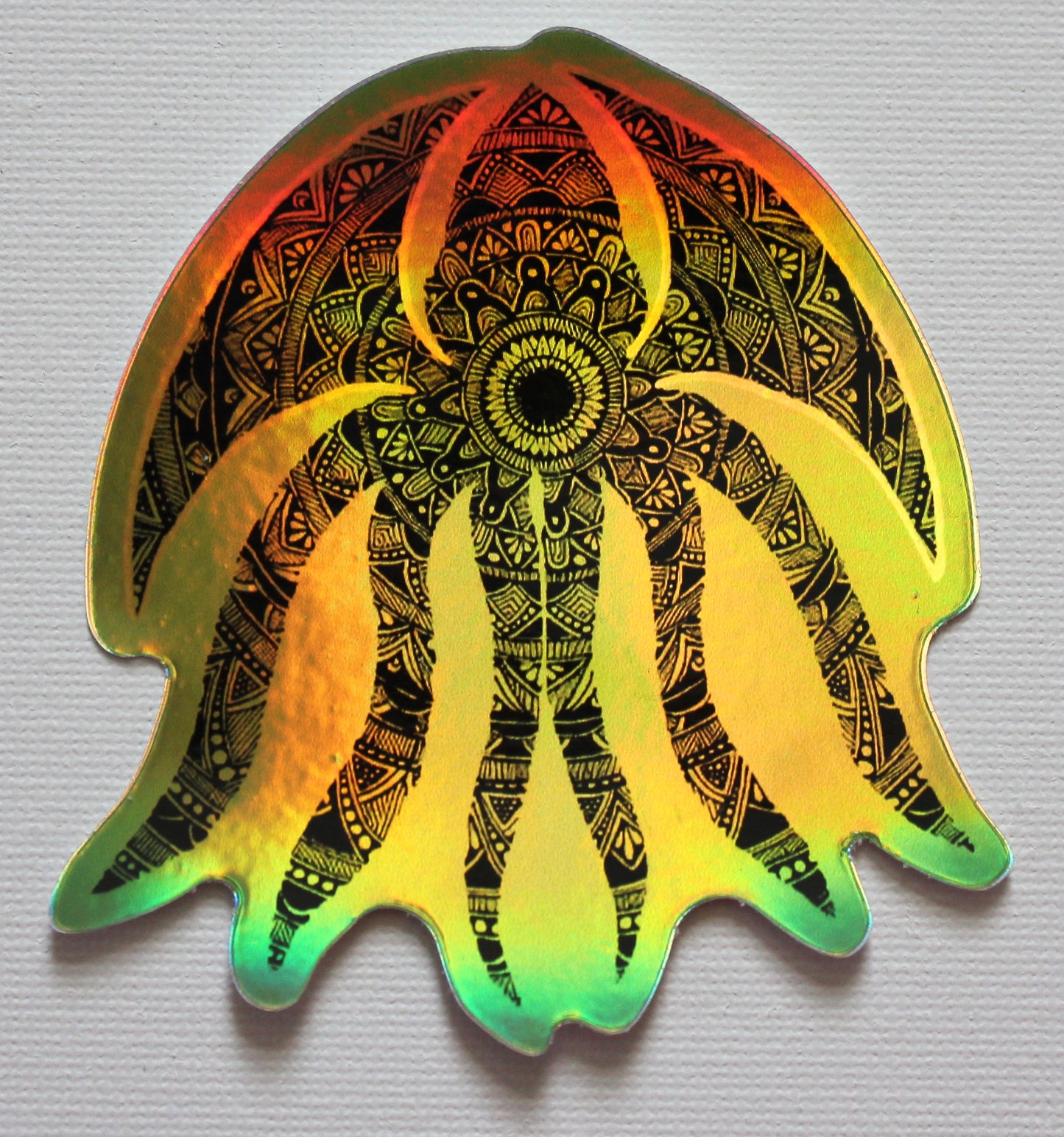 Holographic Cthulu Mandala Sticker
