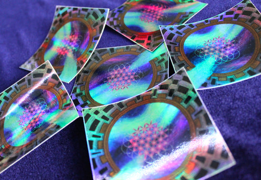 Vortex Holographic Sticker