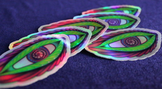 Jungle Eyes Holographic Sticker