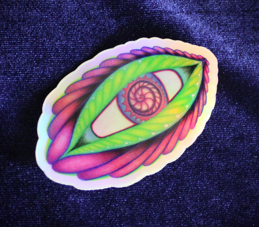 Jungle Eyes Holographic Sticker